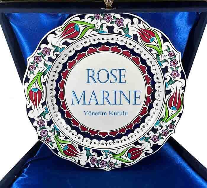 Personalized Iznik Ceramic Plate - 2