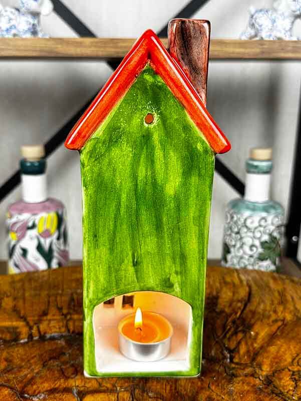 Photophore en céramique d’Iznik – Cadeau de maison chaleureux et raffiné - 2