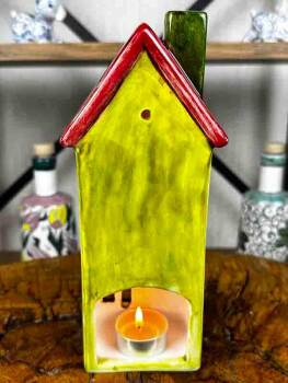 Photophore Maison en Céramique d'Iznik – Idée Cadeau d'Anniversaire Originale - 3