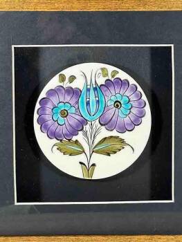 Plaque d’Iznik pour cadeau VIP – Élégance artisanale et tradition ottomane - 2