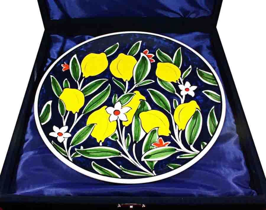 Plat Iznik à motif citron - 3