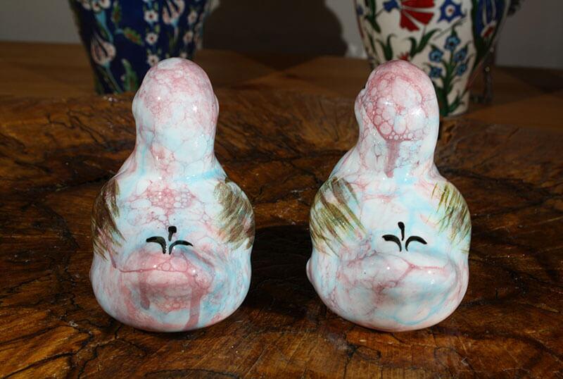 Pottery Duck Figurines - 2
