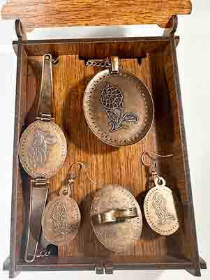 Rosa Bella – İznik Keramik Schmuckset mit Rosenmotiv - 3