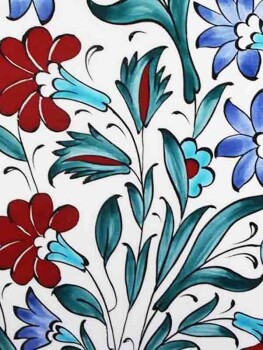 Rüzgarlı Bahçe 30cm - Çini Evi (1)