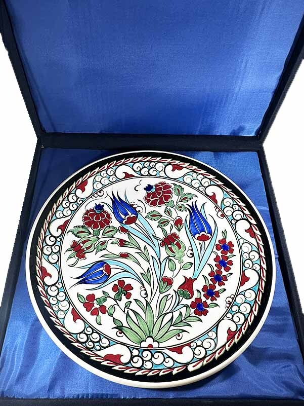 Rüzgarlı Bahçe Iznik Çini Teller - 3