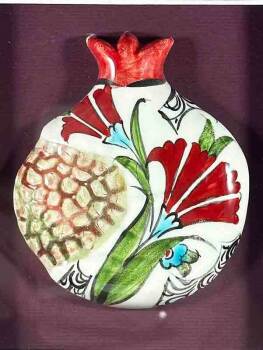 Saray Karanfili – İznik Çinili Nar Plaket - 2