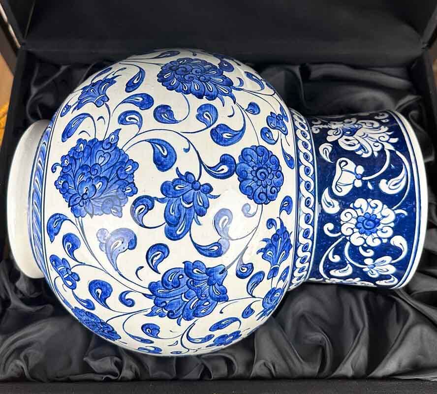 Saray Mavisi – İznik Çini Şah Vazo - 2