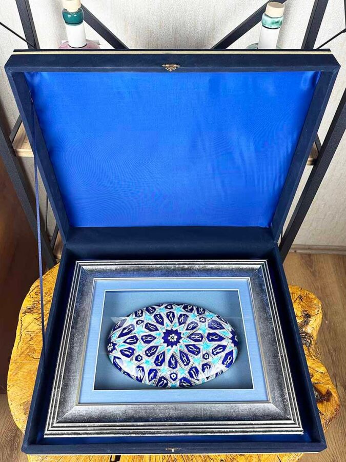 Selçuklu Yıldız Motifli İznik Çinili Duvar Süsü – Birliğin Yıldızı - 3