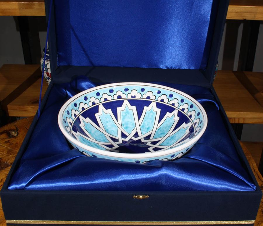 Seljuk Star Motif 30 cm Bowl - 3