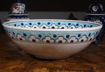 Seljuk Star Motif 30 cm Bowl - 4