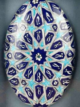 Seljuk Star Motif Iznik Ceramic Wall Decor – Star of Unity - Çini Evi (1)