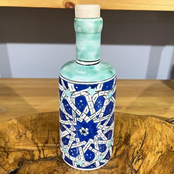 Seljuk Star Pattern Ceramic Oil Dispenser - 1