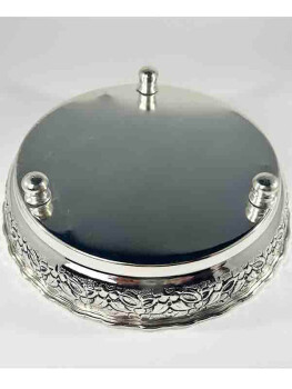Seljuk Star Patterned Silver Sugar Bowl - 3