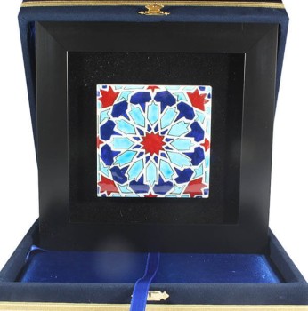 Seljuk Star Plaque Tile - Çini Evi