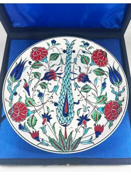 Selvi Bahçesi – İznik Çini Tabak - 3