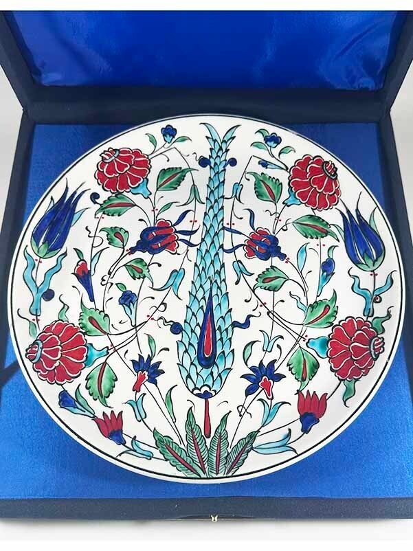 Selvi Bahçesi – İznik Çini Tabak - 3