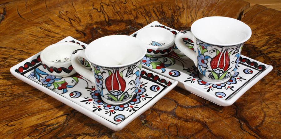 Service à café Iznik deux personnes pour nouveau travail - 2