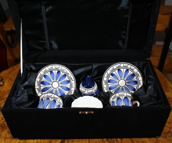 Set de café Iznik motif Millet işi pour 2 personnes - 3