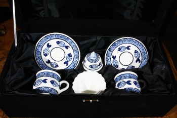 Set de café Iznik à motif carpe - 3