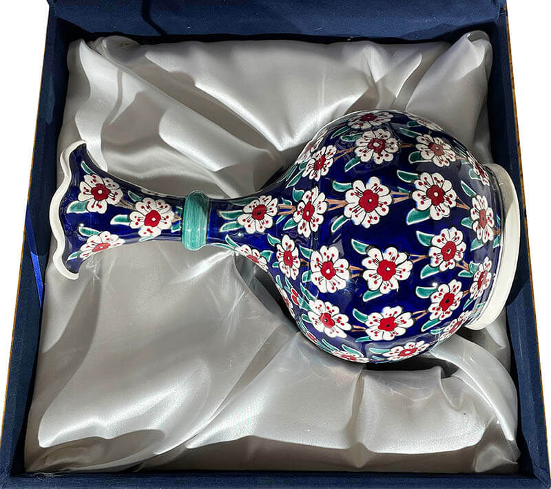 Set vase et plat Iznik à motif arbre de vie - 4