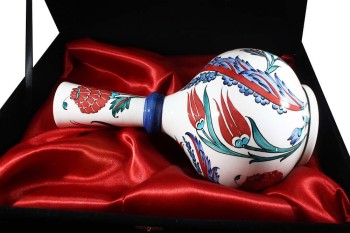 Set vase et plat Iznik VIP pour cadeau de mariage - 4
