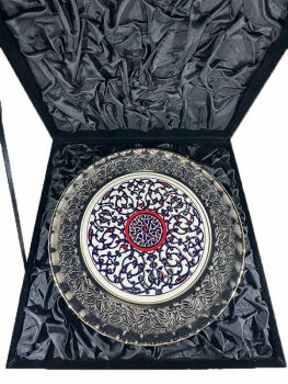 Silver Plate Gift for Mayor 25 cm - 3