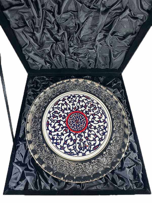 Silver Plate Gift for Mayor 25 cm - 3