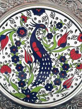 Silver Plate Gift for New Job - Çini Evi (1)