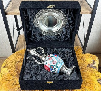 Silver Plated Vase Plate Set - 2
