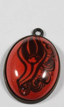 Single tulip Necklace - Çini Evi