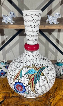 Special Design Collection Iznik Pottery Vase - 2