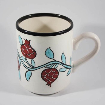 Special Handcrafted Pomegranate Pattern Coffee Cup - 1