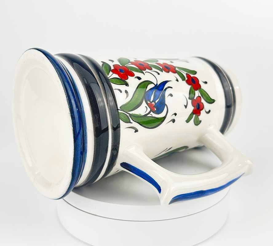 Spring Garden Motif Ceramic Mug with Handle - 2