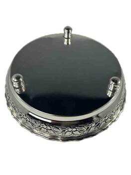 Sucrier Argenté avec Motif de Galion – Cadeau Nautique d’Inspiration Ottomane - 3