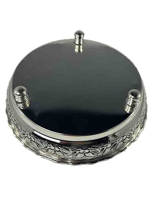 Sucrier Argenté avec Motif de Galion – Cadeau Nautique d’Inspiration Ottomane - 3