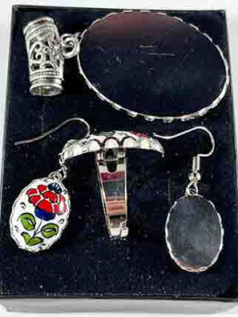 Sultan Iznik Ceramic Jewelry Set - Çini Evi (1)