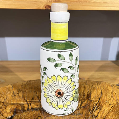 Sunflower patterned oil bottle - 1
