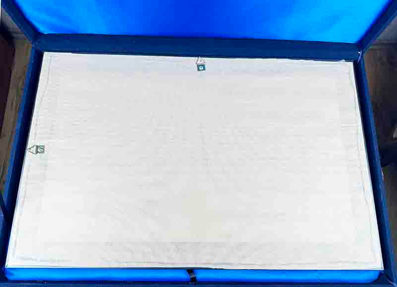 Tableau mural d’entreprise 20x40 cm avec passe-partout – Motifs Tulipe et Corne d’Or - 4