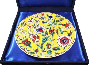 Teacher Gift 30 cm Iznik Ceramic Plate - 3