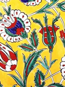 Teacher Gift 30 cm Iznik Ceramic Plate - 2