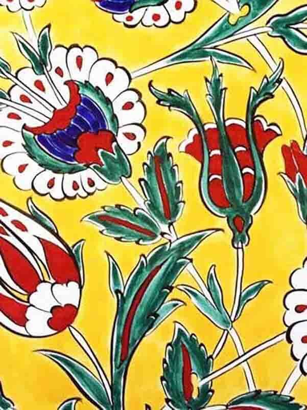 Teacher Gift 30 cm Iznik Ceramic Plate - 2