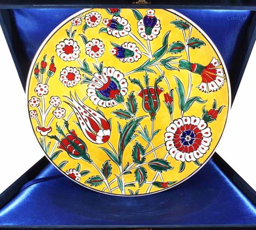 Teacher's Gift 30 cm Iznik Tile Plate - 1