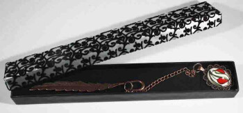 Ters Düz Lale İznik Çini Kitap Ayracı - Çini Evi (1)