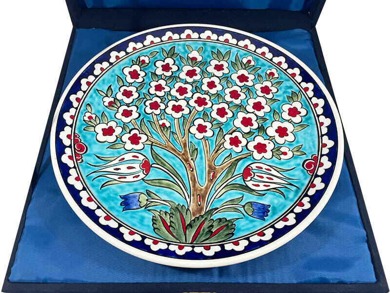 Traditional Gift 25cm Iznik Pottery Plate - 3