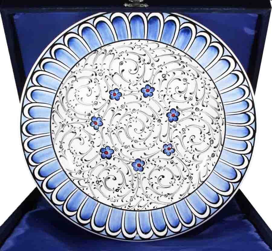 Traditional Gift 30 cm Iznik Ceramic Plate - 1