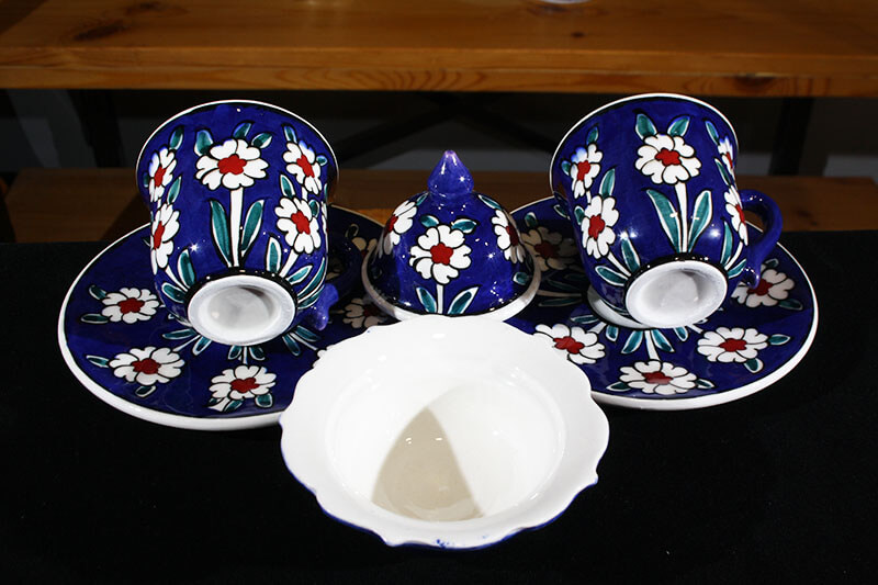 Tree of Life Motif Coffee Set - 3