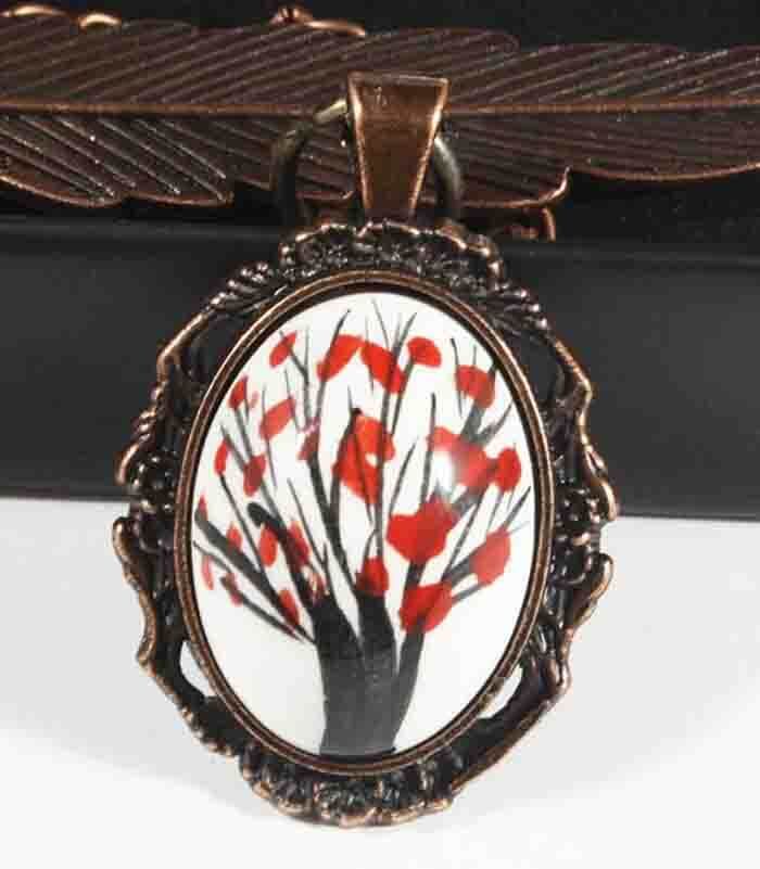 Tree of Life Pattern Iznik Ceramic Bookmark - 1
