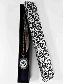 Tulip and Vav Iznik Tile Bookmark - Çini Evi (1)