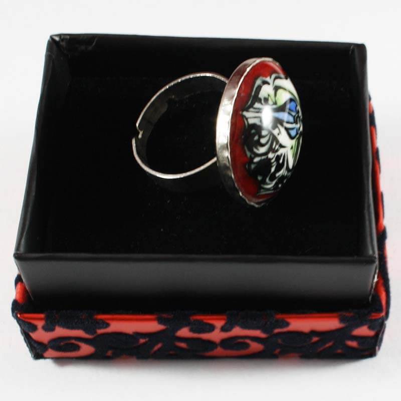 Tulip pottery ring - 2