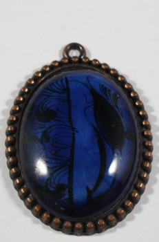 Tulpe gemusterte Halskettenspitze - Çini Evi